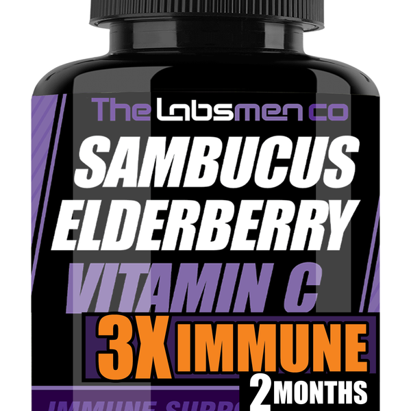 Sambucus Elderberry Immune Support Supplement/Daily Immune Boosters for Adults, Season Change w/Elderberry Vitamin C & Zinc Support Respiratory Health & Increase Antioxidant, 2-Mons