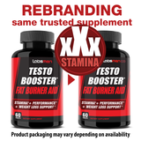 Natural Testosterone Booster for Men at Gym & Bedroom w/Horny Goat Weed & EGCG Green Tea Helps Boost Physical Performance, Restore Vitality and Support Weight Management - 60 Tablets