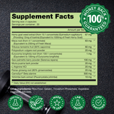 LabsMen 2-in-1 Horny Goat Weed Extract with Epimedium (13mg Icariin), Maca, Tribulus Terrestris, L Arginine & Panax Ginseng Testosterone Booster for Men | Enhance Stamina, Performance & Libido