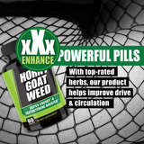 2100mg Horny Goat Weed for Men, Happy Wife, Happy Nights, Promotes Natural Drive, Circulation & Super Energy at Gym & Home with L Arginine, Tribulus, Panax Ginseng and Maca Root